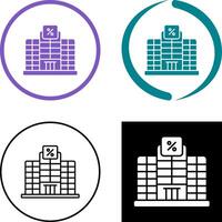 Building Icon Design vector