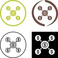 Distribution Icon Design vector