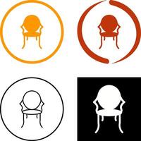 Ancient Chair Icon Design vector