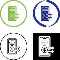 Transfer Icon Design vector