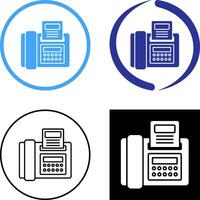 Fax Icon Design vector