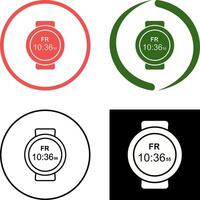 Deportes reloj icono diseño vector