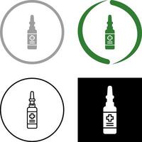 Nasal Spray Icon Design vector