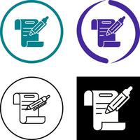 Contract Icon Design vector