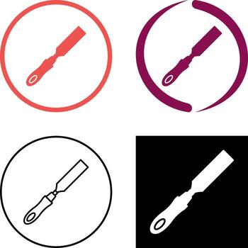 Chisel Icon Design vector