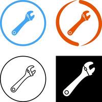 Wrench Icon Design vector