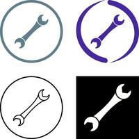 Spanner Icon Design vector