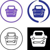 Toolbox Icon Design vector