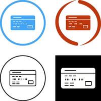 Debit Card Icon Design vector