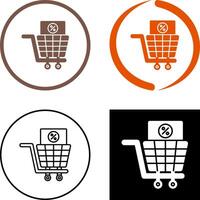 Shopping Tax Icon Design vector