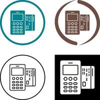 Card Machine Icon Design vector