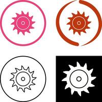 Saw Blade Icon Design vector