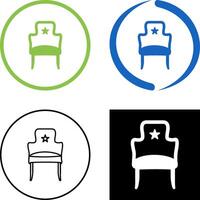 diseño de icono de asiento vector