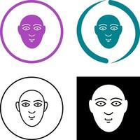 Human Face Icon Design vector