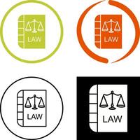 Law and Order Icon Design vector
