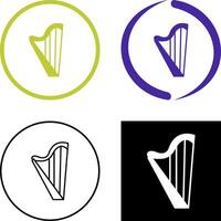 Harp Icon Design vector