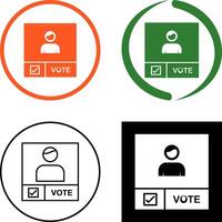 Candidate Banner Icon Design vector