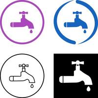 Water Tap Icon Design vector