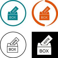Giing Vote Icon Design vector