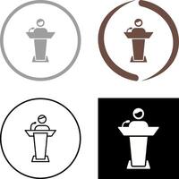 Elected Candidate Icon Design vector