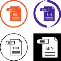 BIN Icon Design vector