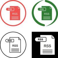 RSS Icon Design vector