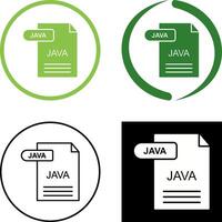 Java Icon Design vector