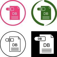 DB Icon Design vector