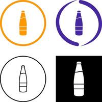 Beer Bottle Icon Design vector