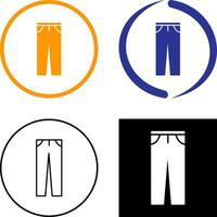 diseño de icono de pantalones vector