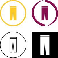 Trousers Icon Design vector