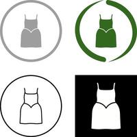 Party Dress Icon Design vector