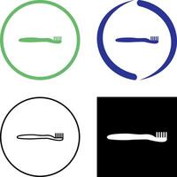 diseño de icono de cepillo de dientes vector