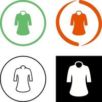 Ladies Shirt Icon Design vector