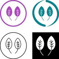 Herb Icon Design vector