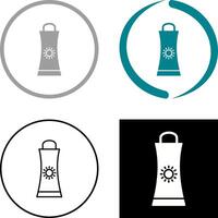 Sunblock Cream Icon Design vector