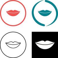 Lips Icon Design vector