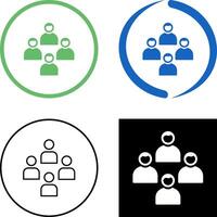 Network Group Icon Design vector