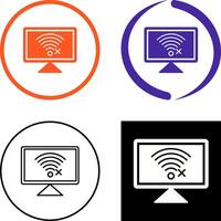 Disconnected Network Icon Design vector