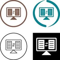 File Sharing Icon Design vector