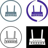 Router Icon Design vector