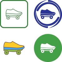 diseño de icono de patines vector