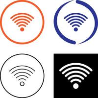 Signal on User Icon Design vector