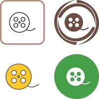 Reel Icon Design vector