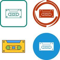 casette icono diseño vector