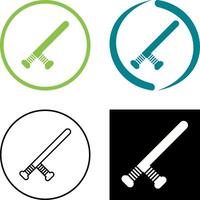 Baton Icon Design vector