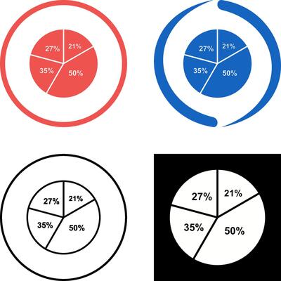 Pie Chart Icon Design