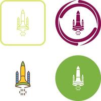 Space Shuttle Icon Design vector