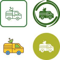 News Van Icon Design vector