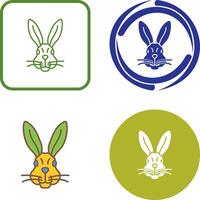 Rabbit Icon Design vector